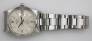 Rolex OysterDate With Original Silver Dial On Oyster Bracelet