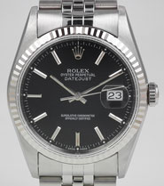 Rolex Oyster Perpetual DateJust With Black Dial & Jubilee Bracelet