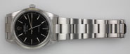 Rolex Oyster Perpetual Air-King In Stainless Steel With Oyster Bracelet & Black Dial