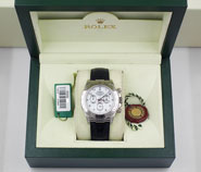 Rolex Oyster Perpetual Daytona 18K White Gold With White Dial 116519