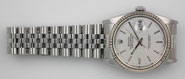 Rolex Oyster Perpetual DateJust With Silver Linen Dial & Jubilee Bracelet