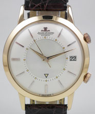Gents Jaeger LeCoultre Memovox 18K Gold Auto Date With 2Tone Dial