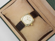 Rolex Oyster Speedking 9ct Yellow Gold Cushion Style Case - White Dial