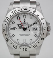 Rolex Oyster Perpetual Explorer II 16570 White Dial
