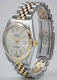 Rolex Oyster Perpetual DateJust Silver Dial 16233