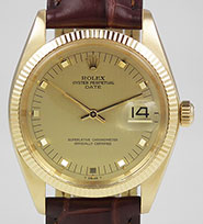 Rolex Oyster Perpetual Date 18K 18ct 1500
