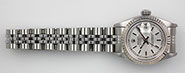 Ladies Rolex DateJust With Silver Dial 69174