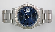 Rolex Oyster Perpetual DateJust 16264 Turn-o-Graph - Blue Dial