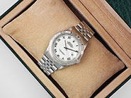Rolex Oyster Perpetual DateJust 16264 Turn-o-Graph - White Roman Numeral Dial