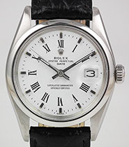Rolex Oyster Perpetual Date 1500 - White Roman Numeral Dial