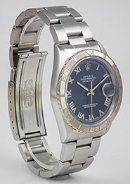 Rolex Oyster Perpetual DateJust 16264 Turn-o-Graph - White Roman Numeral Dial