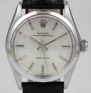 Rolex Oyster Speedking In Stainless Steel With Silver Dial