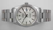 Rolex Oyster Perpetual DateJust With Silver Dial & Oyster Bracelet