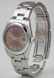 Mid-Size Rolex Oyster Perpetual DateJust With Bronze Dial & Oyster Bracelet 78240