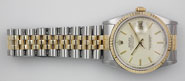 Gents Rolex Oyster Perpetual DateJust 18K/SS With Ivory Dial 16233