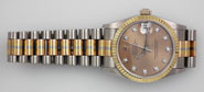 Mid-Size 'Master Collection' Rolex Oyster Perpetual DateJust Tridor With Pink DIamond-Set Dial & President Bracelet 68279