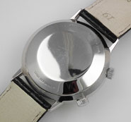 Gents Jaeger LeCoultre Memovox World TIme Stainless Steel With White Dial