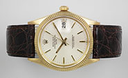 Rolex Oyster Perpetual DateJust 18ct 18K - Silver Dial 1503