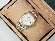 Rolex Oyster Perpetual DateJust Ivory Jubilee Dial 16233