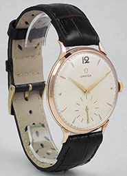 Omega 18ct 18K Pink Gold - White Dial