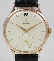 Omega 18ct 18K Pink Gold - White Dial