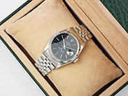 Rolex Oyster Perpetual DateJust 16234 - Black Tapestry Dial