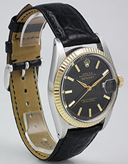 Rolex Oyster Perpetual DateJust 1601 - Black Dial