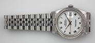 Rolex Oyster Perpetual DateJust 16234 - White Roman Numeral Dial