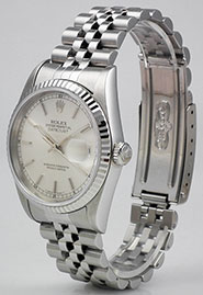 Rolex Oyster Perpetual DateJust 16234 - Silver Dial