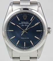 Rolex Oyster Perpetual Air-King With Blue Dial 14000