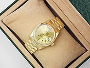 Rolex Oyster Perpetual Day-Date 18038 - Champagne Gold Dial