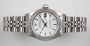 Ladies Rolex Oyster Perpetual DateJust White Dial 69174