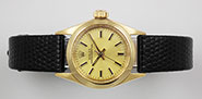Ladies Rolex Oyster Perpetual 18ct 18K Gold 6518