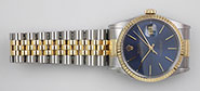 Rolex Oyster Perpetual DateJust Blue Dial 16233