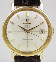 Omega 18ct 18K Constellation Original Silver Dial
