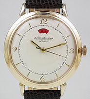9K 9ct Jaeger LeCoultre Automatic Power Reserve - White Dial