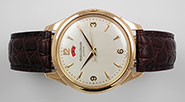 18K 18ct Jaeger LeCoultre Automatic Power Reserve Pink Gold - Original Silver Dial