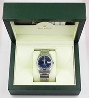 Rolex Oyster Perpetual DateJust 16200 - Blue Dial