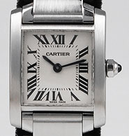 Ladies Cartier Tank Francaise - Ivory White Dial