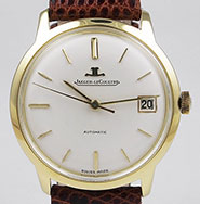 18K 18ct Jaeger LeCoultre Automatic Yellow Gold - White Dial