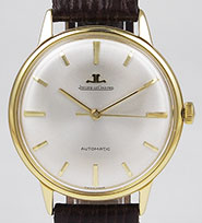 18K 18ct Jaeger LeCoultre Automatic Yellow Gold - Original Silver Dial