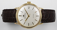 9K 9ct Jaeger LeCoultre Automatic Yellow Gold - Original Silver Dial