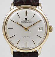 9K 9ct Jaeger LeCoultre Automatic Yellow Gold - Original Silver Dial