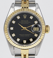 Ladies Rolex Oyster Perpetual DateJust 69173 - Diamond Dial