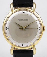 18K 18ct Jaeger LeCoultre Yellow Gold - Silver 2Tone Dial