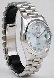 Rolex Oyster Perpetual Day-Date 118206 - Ice Blue Glacier Dial