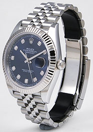 Rolex Oyster Perpetual DateJust 126334 41mm Blue Diamond Dial