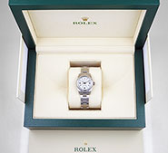 Ladies Rolex Oyster Perpetual 176200 - White 3, 6, 9 Dial