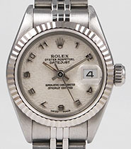 Ladies Rolex Oyster Perpetual DateJust 69174 - Original Rolex Ivory Jubilee Dial