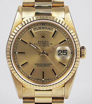 Rolex Oyster Perpetual Day-Date 18238 - Champagne Dial